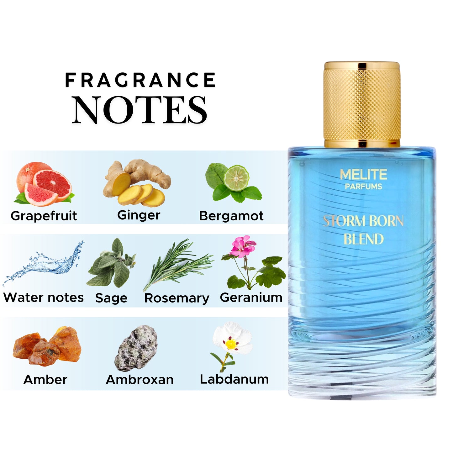 Melite Parfums Storm Born Blend – 55ml Men’s EDP