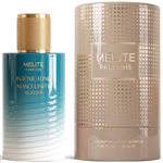 MELITE PARFUMS Intoxicating Masculinity Glacier 55ml men's eau de parfum bottle with its beige cylindrical box.
